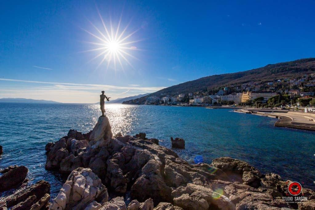 Seaview Apartment „Megan“ With Sunny Terrace Kastav Εξωτερικό φωτογραφία